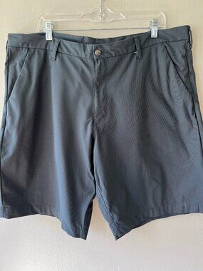 Swiss Tech Men's Sz 40 Gray Stone Performance Flat Front Short‎ Pockets